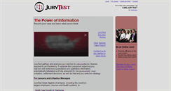 Desktop Screenshot of jurytest.net