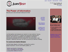 Tablet Screenshot of jurytest.net